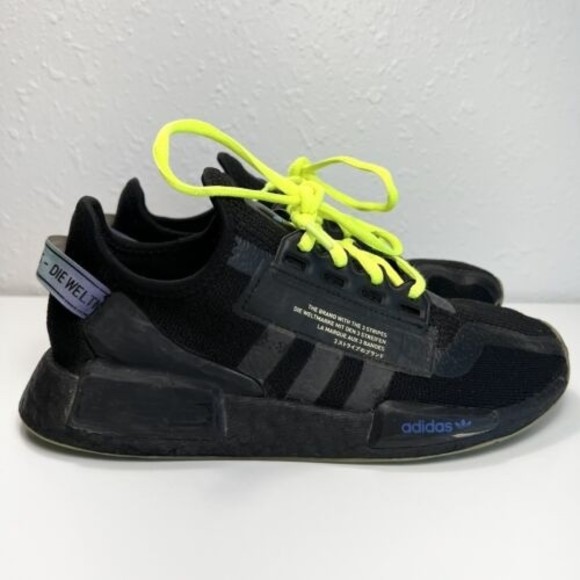 Adidas NMD_R1 Size 6 Black Sonic Ink Multi Color Men Sneaker Shoes GY8282 black - Picture 2 of 9